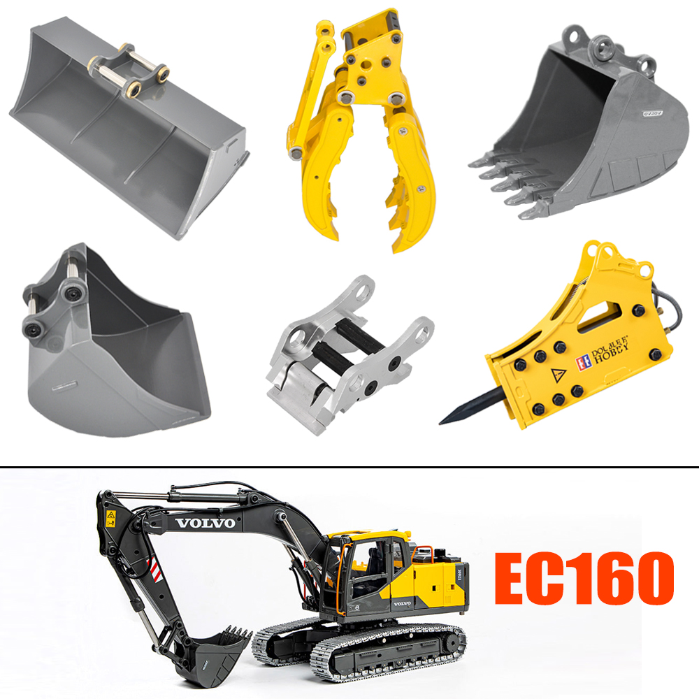 Rc Hydraulic Quick Coupler Bucket - Double E EC160E Alat Perangkai Halangan