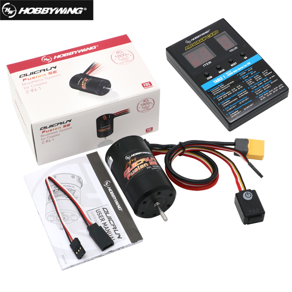 Rc Hydraulic Pump Brushless Motor - Hobbywing QuicRun Fusion SE 1200KV /