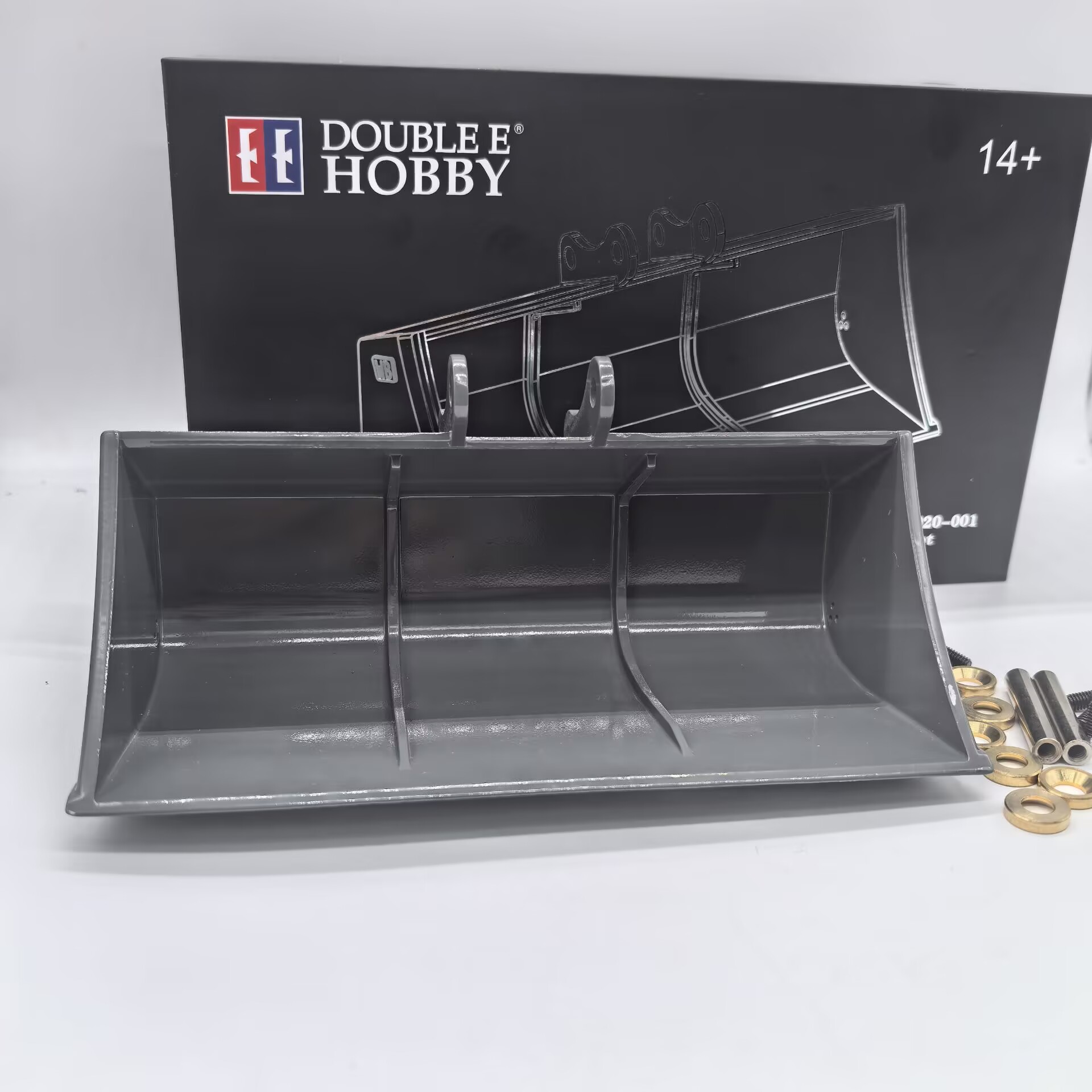 Rc Hydraulic Quick Coupler Bucket - Double E EC160E Metal Quick Hitch