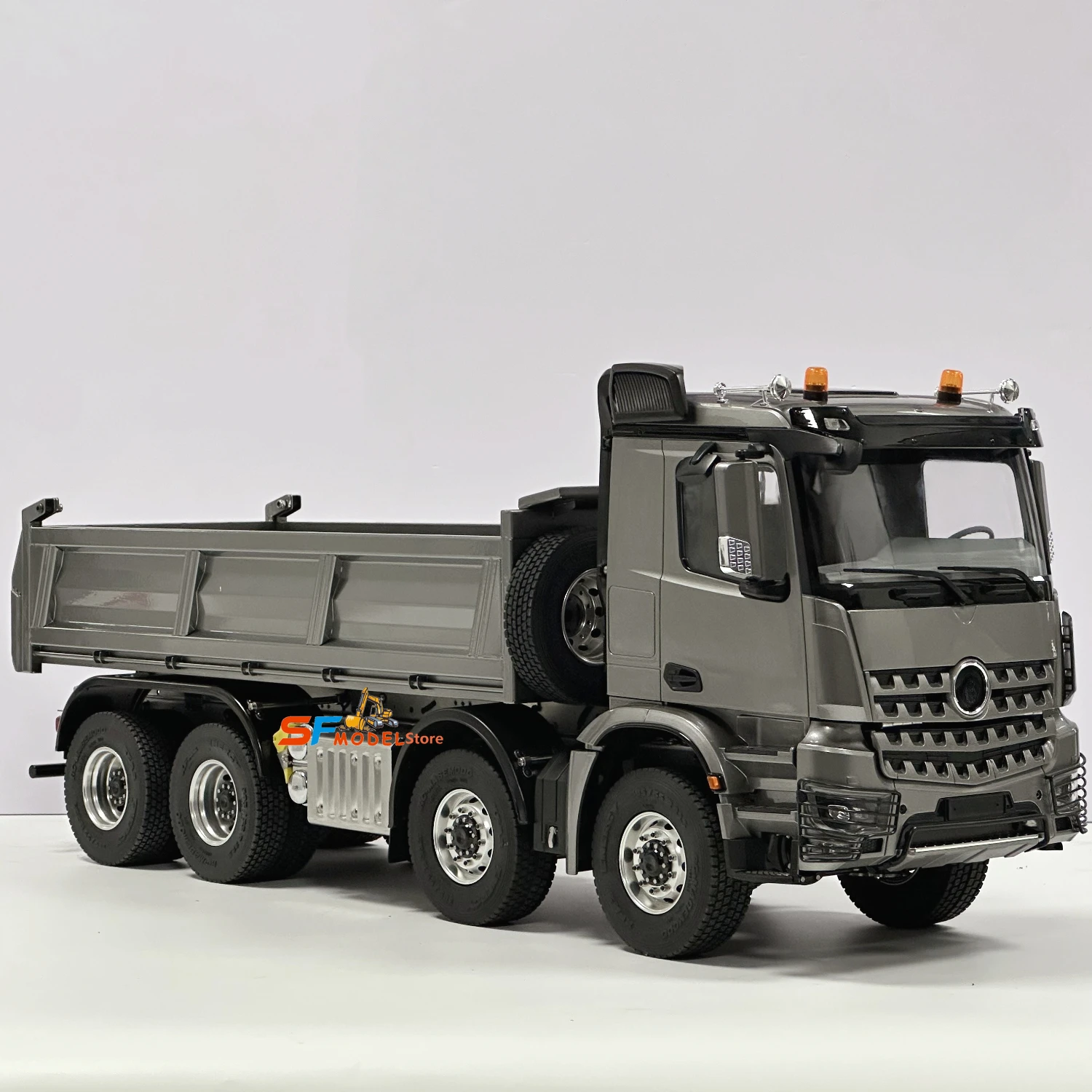 Rc Hydraulic Dump Truck 8X8 Metal - Truk RC 8x8 1/14 Truk Dump