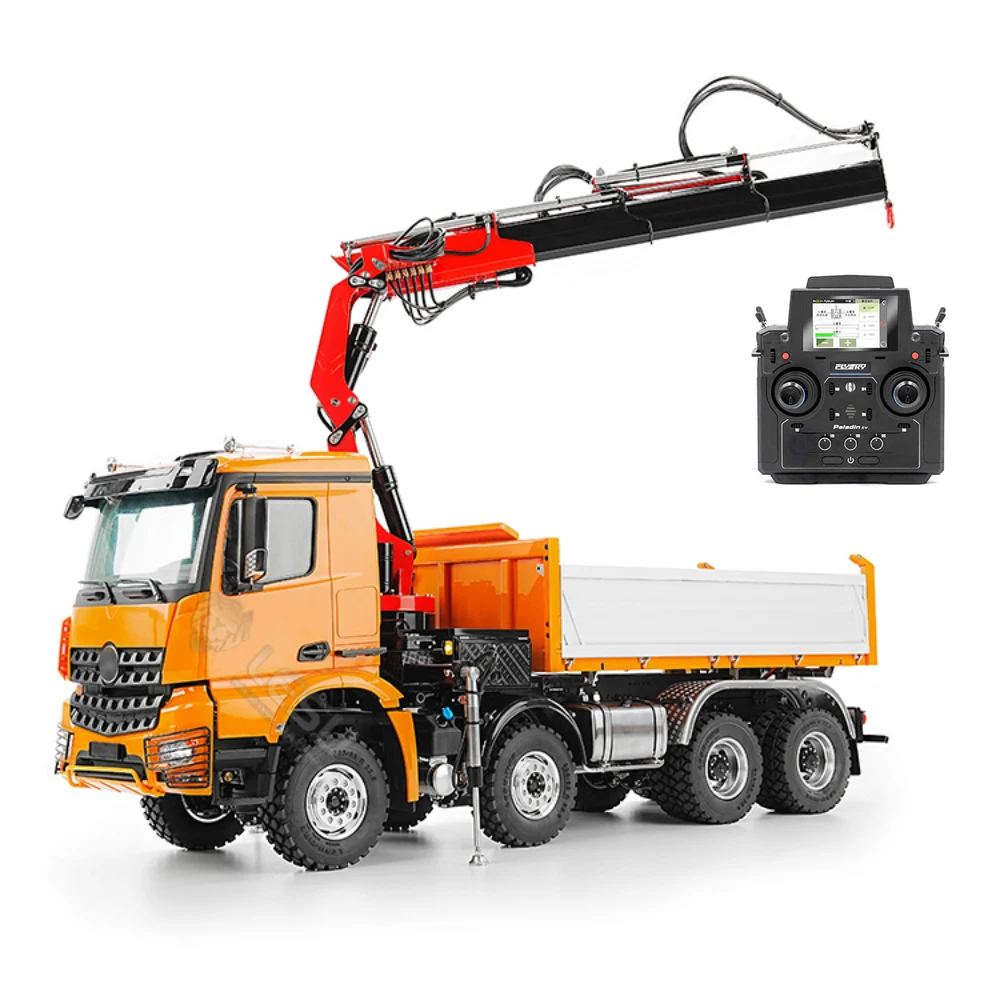 Truk RC 1/14 8x8 Remote Contro - Rc Hydraulic Dump Truck 8X8 Metal ulasan dan harga