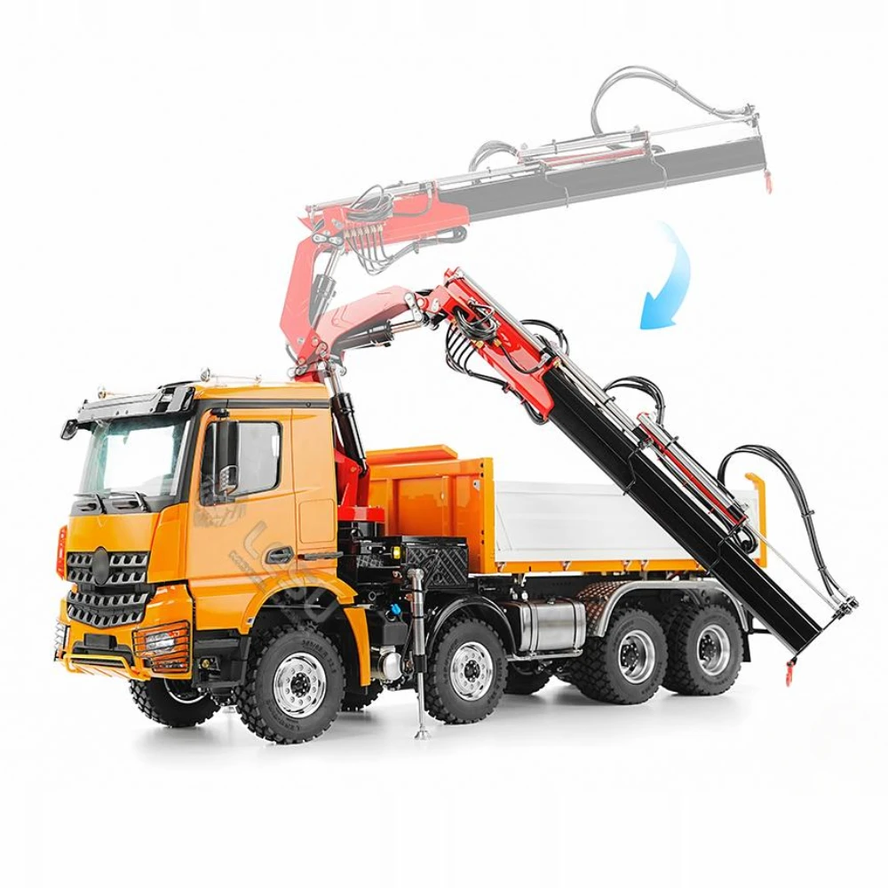 Truk RC 1/14 8x8 Remote Contro - Rc Hydraulic Dump Truck 8X8 Metal ulasan dan harga