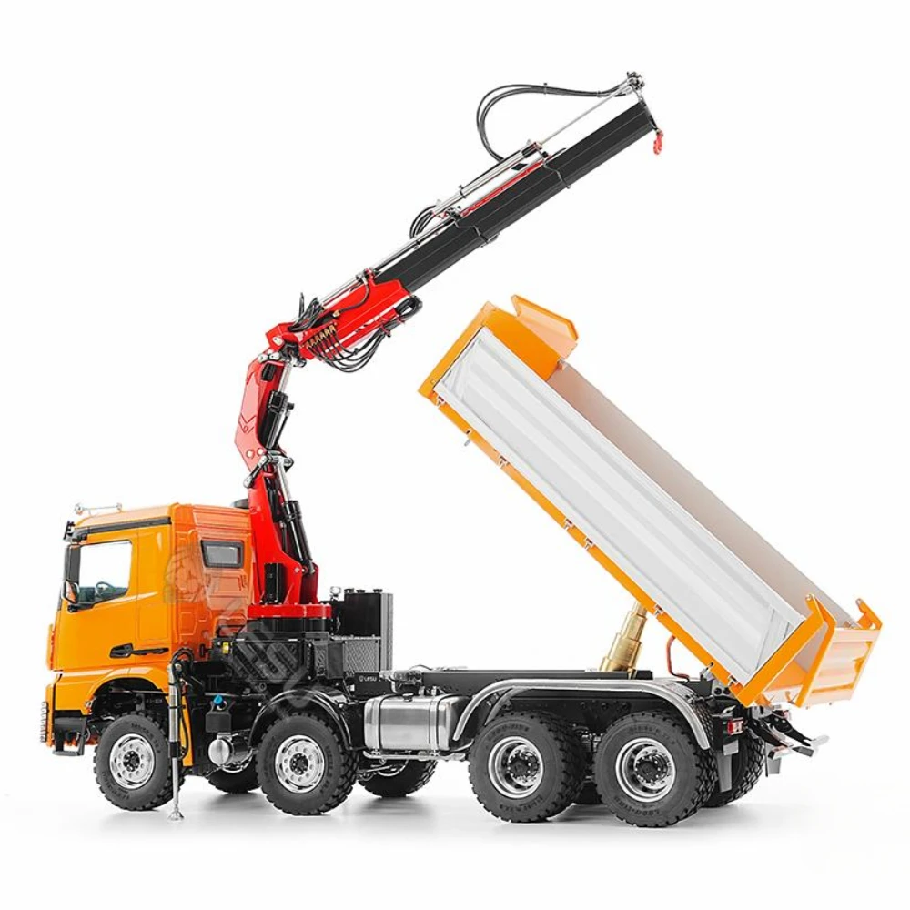 Truk RC 1/14 8x8 Remote Contro - Rc Hydraulic Dump Truck 8X8 Metal ulasan dan harga