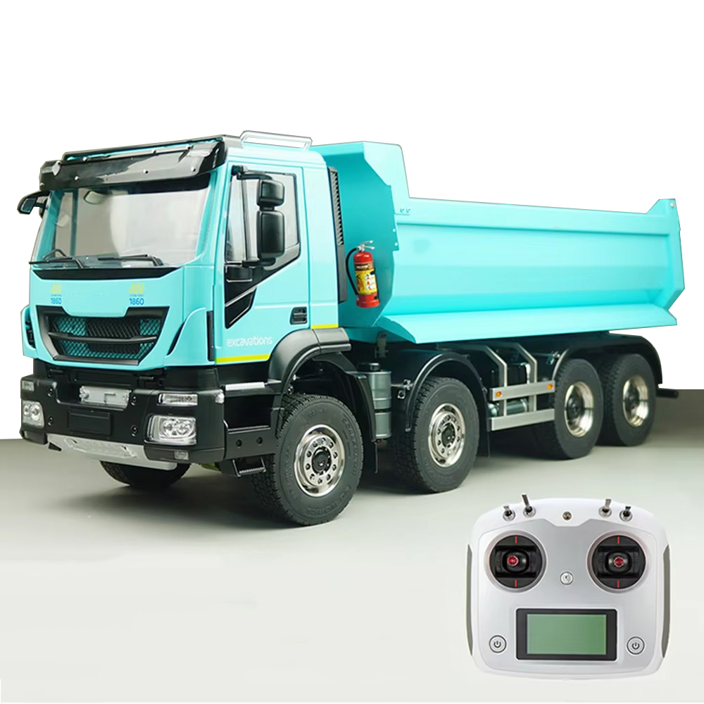 Truk RC 8X8 Skala 1/14 Truk Sa - Rc Hydraulic Dump Truck 8X8 Metal ulasan dan harga