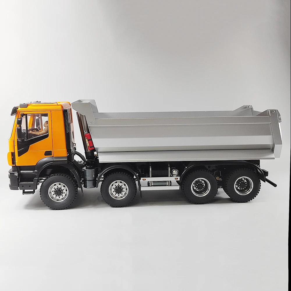 Mobil RC 8X8 1/14 Truk Sampah  - Rc Hydraulic Dump Truck 8X8 Metal ulasan dan harga