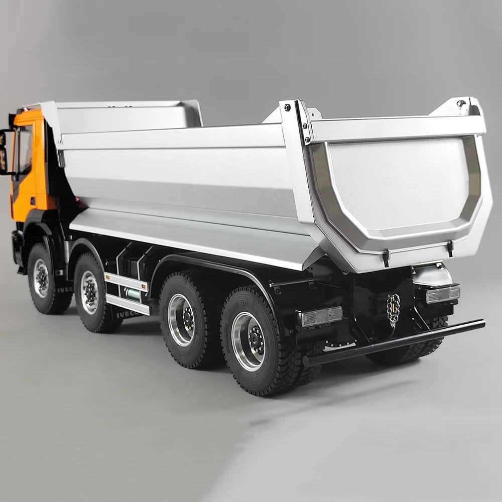 Mobil RC 8X8 1/14 Truk Sampah  - Rc Hydraulic Dump Truck 8X8 Metal ulasan dan harga