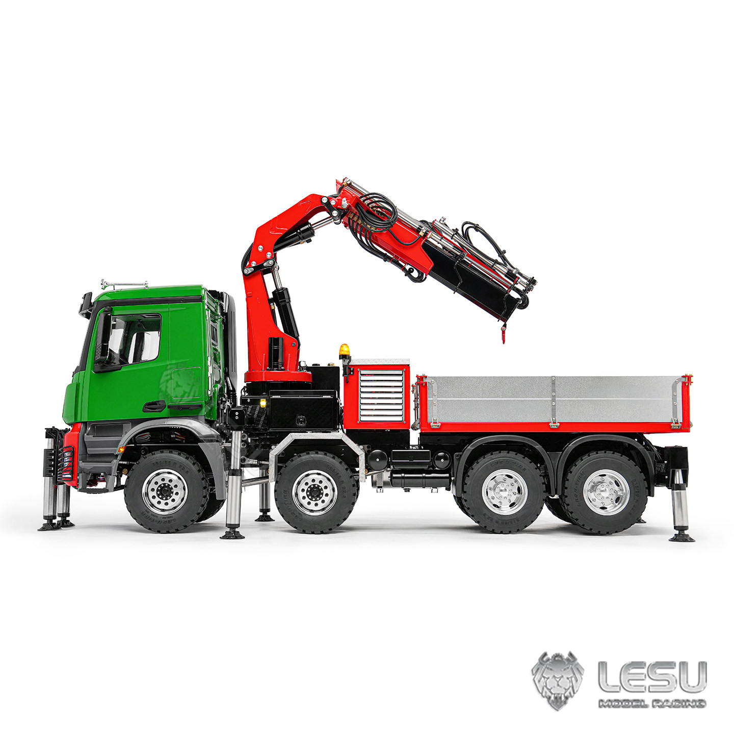 LESU Truk Derek Hidrolik 1/14  - Rc Hydraulic Dump Truck 8X8 Metal ulasan dan harga