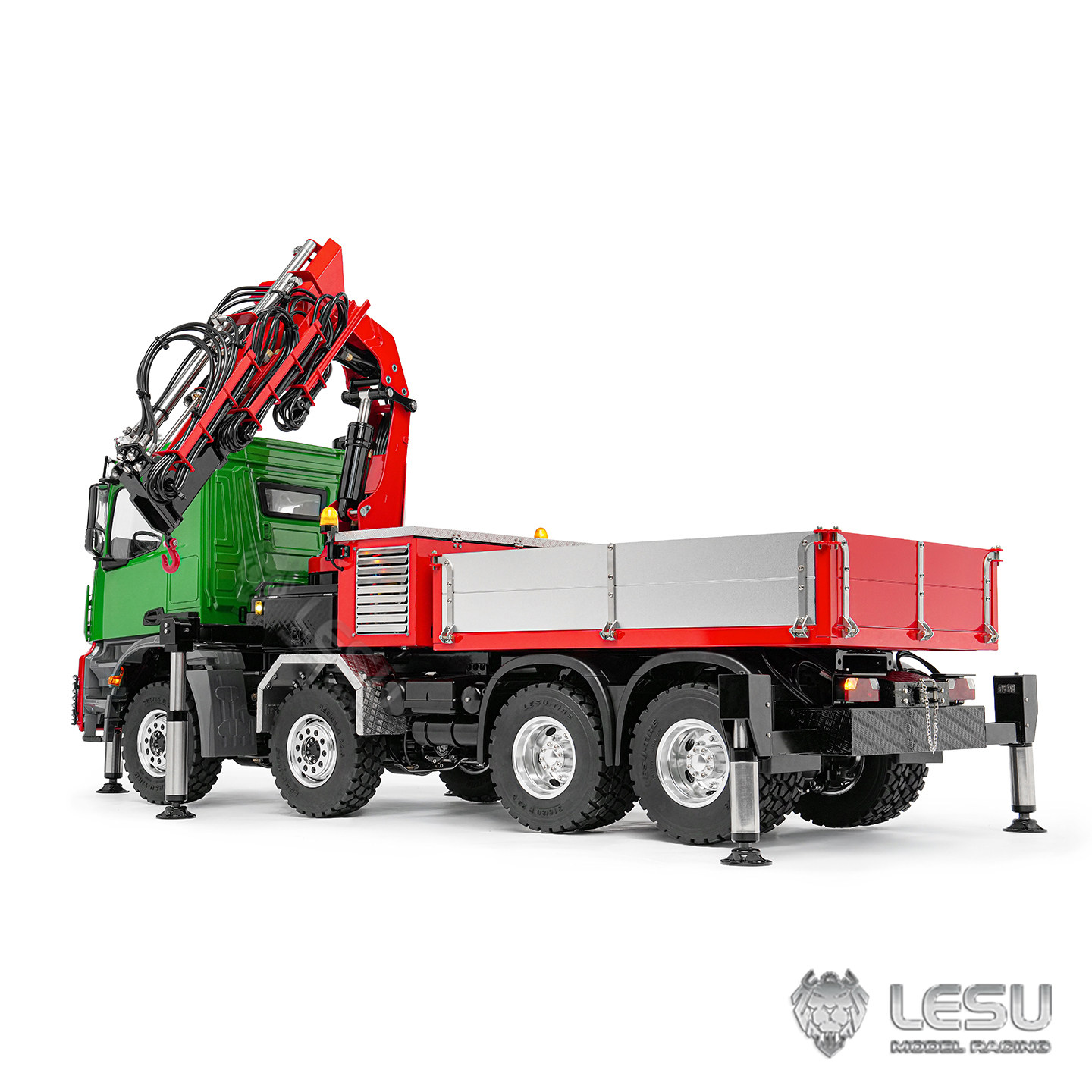 LESU 3363 Truk Derek yang Dipa - Rc Hydraulic Dump Truck 8X8 Metal ulasan dan harga