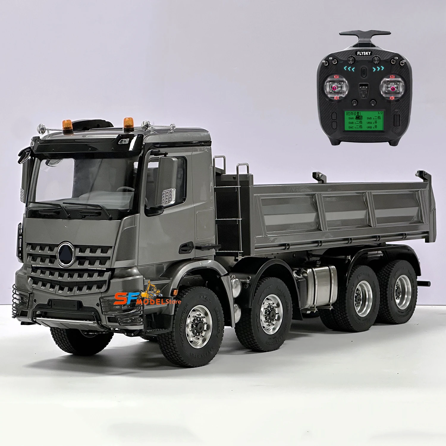 Truk RC 8x8 1/14 Truk Dump Hid - Rc Hydraulic Dump Truck 8X8 Metal ulasan dan harga
