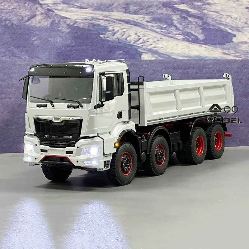Truk RC 8X8 1/14 Truk Sampah R - Rc Hydraulic Dump Truck 8X8 Metal ulasan dan harga