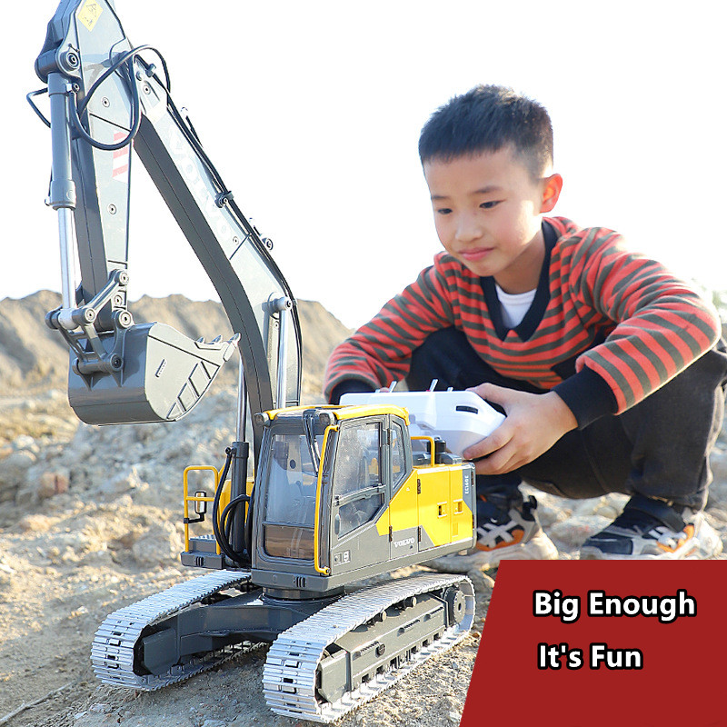 E111 1:14 RC logam penuh, rota - Rc Hydraulic Excavator 1/14 Metal ulasan dan harga